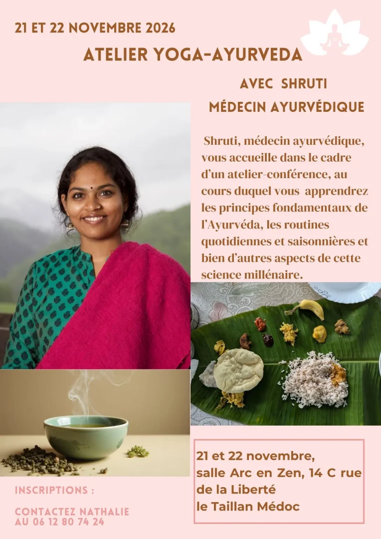 Atelier Yoga-Ayurveda avec Shruti, médecin ayurvédique