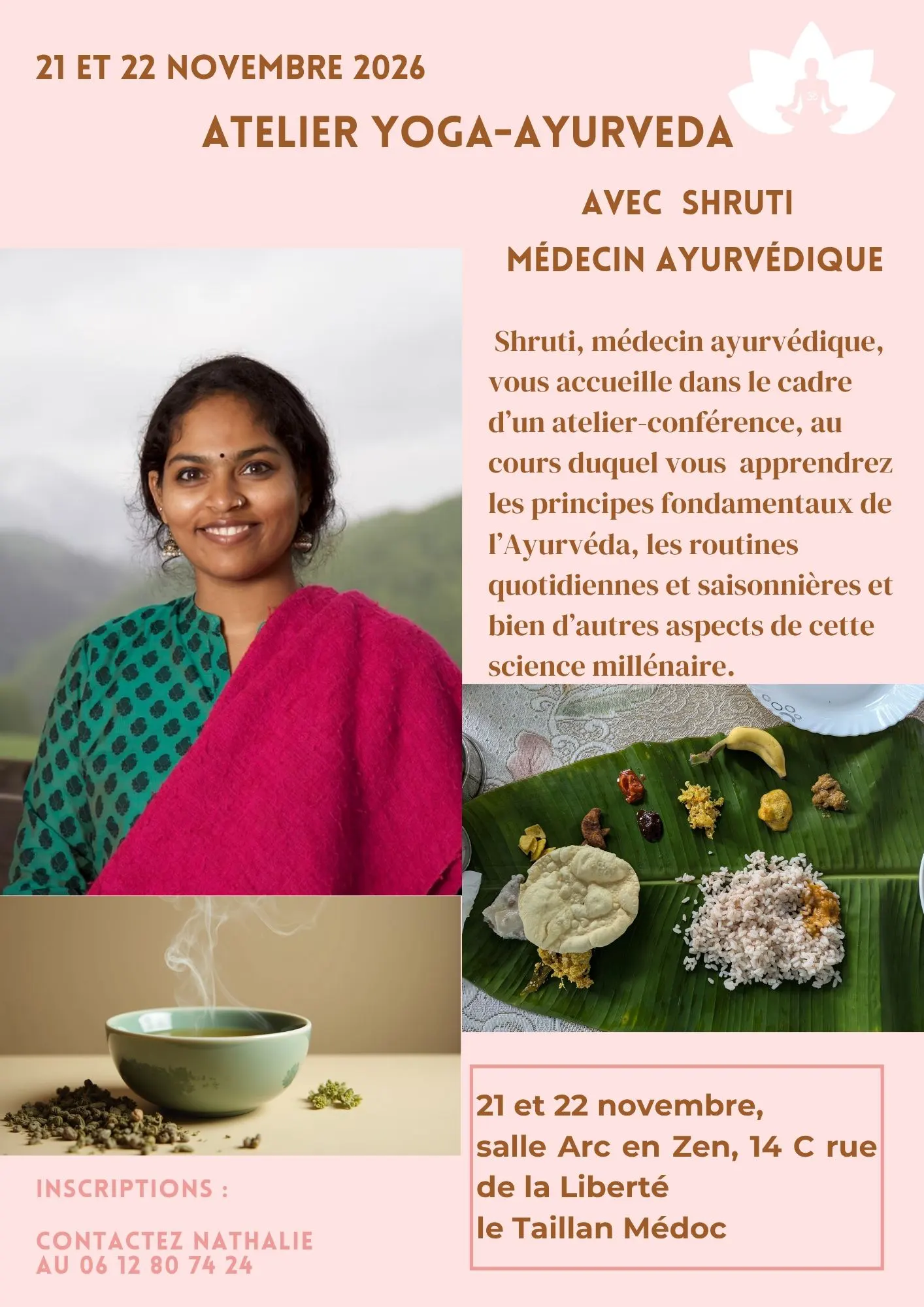Atelier Yoga-Ayurveda avec Shruti, médecin ayurvédique